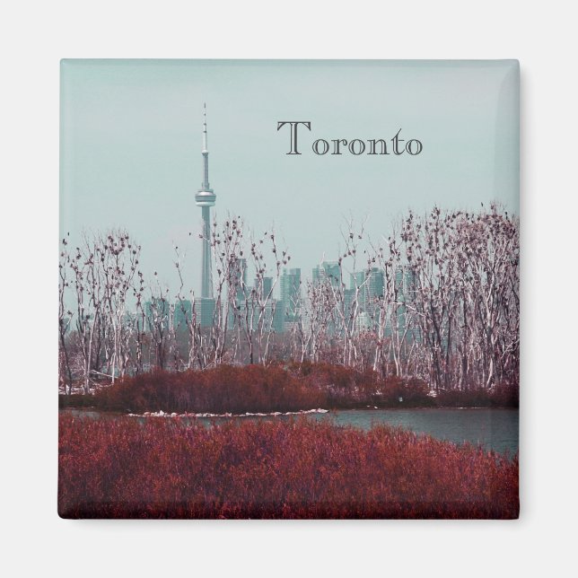 Toronto vår skyline magnet (Framsidan)
