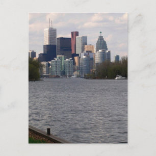Toronto Vatten Front view from Centre Island V1 Vykort