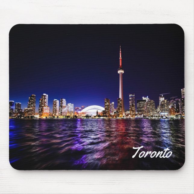 Toronto vid natt musmatta (Framsidan)