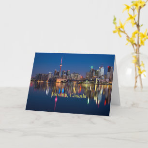 Toronto vid Night Kort