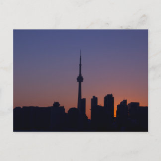 Toronto vid Sunset Postcard Vykort