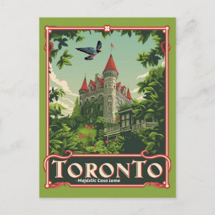Toronto: Vintage Casa Loma Vykort