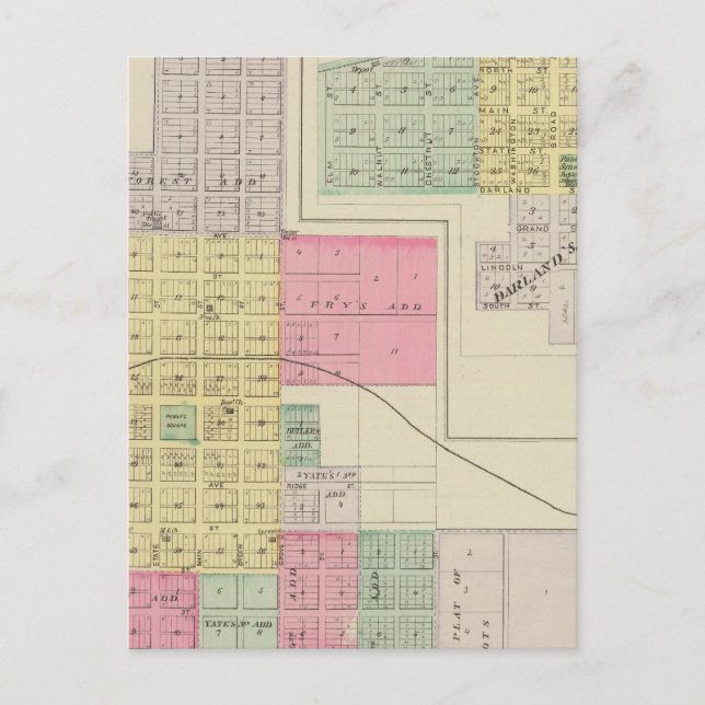 Toronto, Woodson County, Kansas Vykort (Framsida)