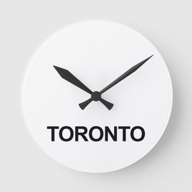 TORONTO WORLDWIDE TIMEZONE CLOCK SET RUND KLOCKA (Framsida)