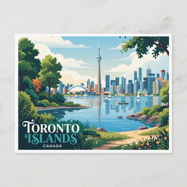 Torontoöarna Kanada Vykort (Framsida)