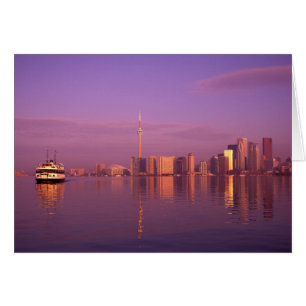 Torontos skyline, Ontario, Kanada Hälsningskort