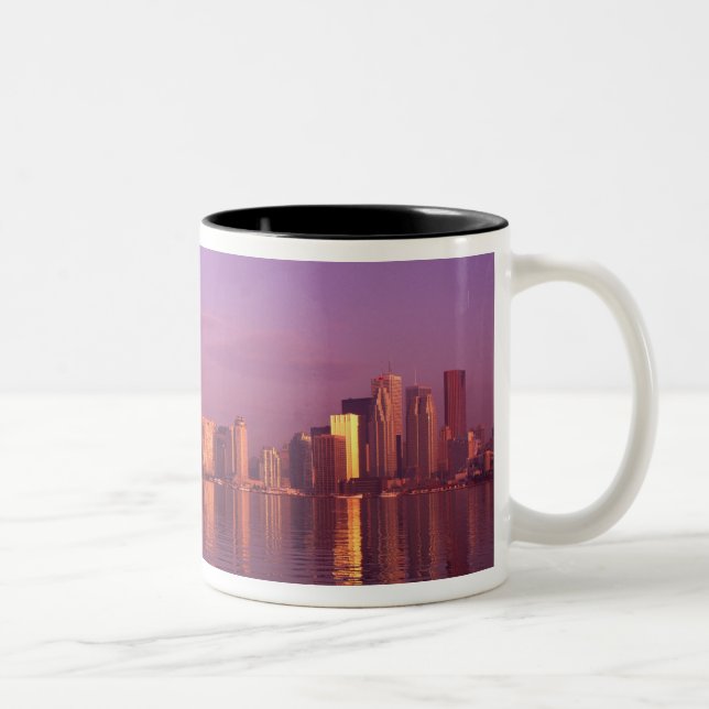 Torontos skyline, Ontario, Kanada Två-Tonad Mugg (Höger)