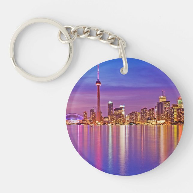 Torontos skyline vid skymning (Framsidan)