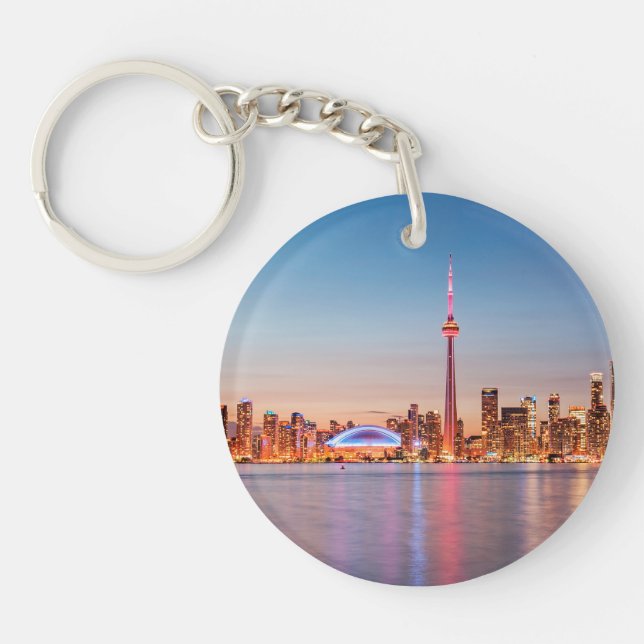 Torontos skyline vid solnedgång (Framsidan)