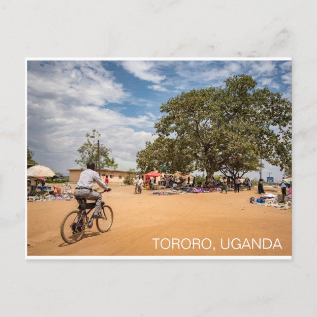 Tororo Uganda Market Travel Postcard Vykort (Framsida)