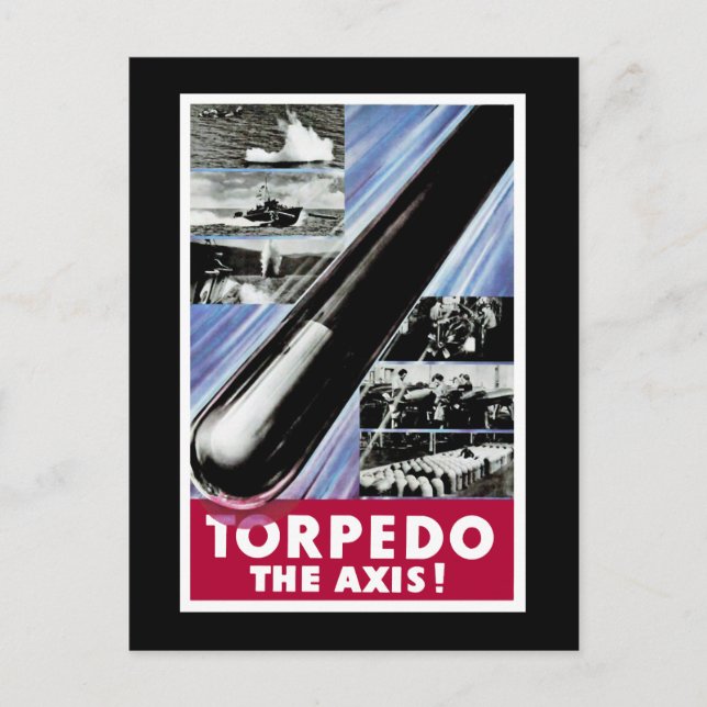 Torpedo-axeln Vykort (Framsida)