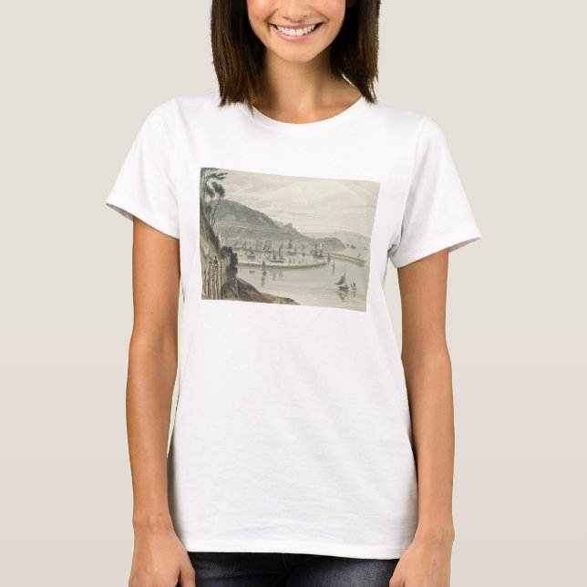 Torquay, Devon, från volym VIII av "A Voyage Arou Tee Shirt (Framsida)