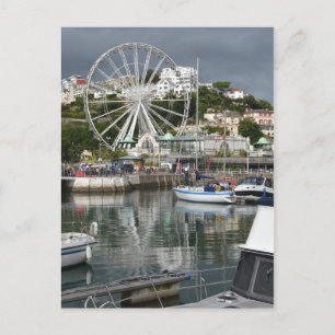 Torquay Ferris Wheel, Devon, England Postcard Vykort