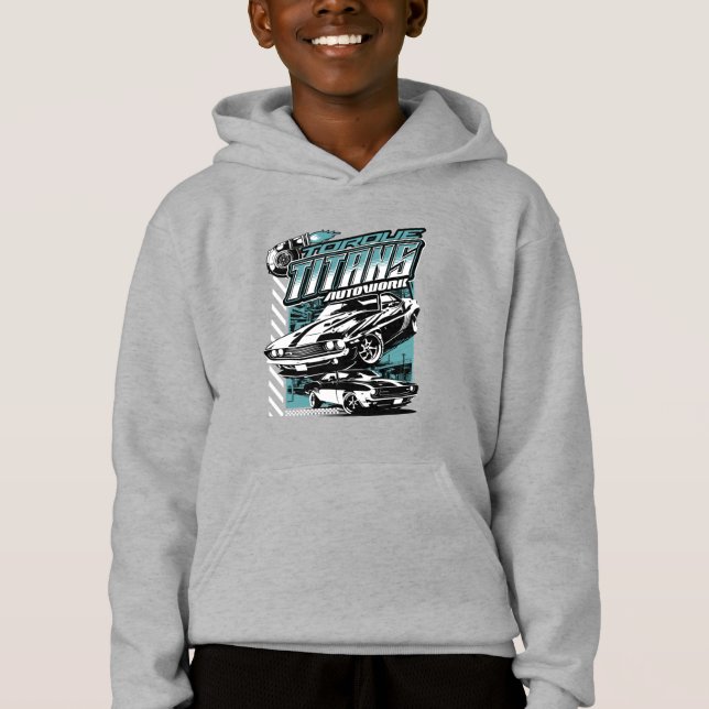 TORQUE TITANS AUTOWORKS - USA LEGEND CARS T SHIRT (Framsida)