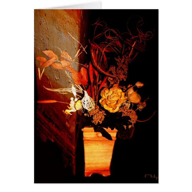 torr bukett 1 hälsningskort (Framsidan)