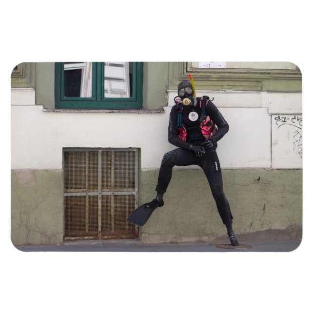 Torr dykdykare magnet (Horisontell)