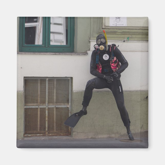 Torr dykdykare magnet (Framsidan)