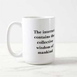 Torr humor filosofs kalk ie. kaffemugg