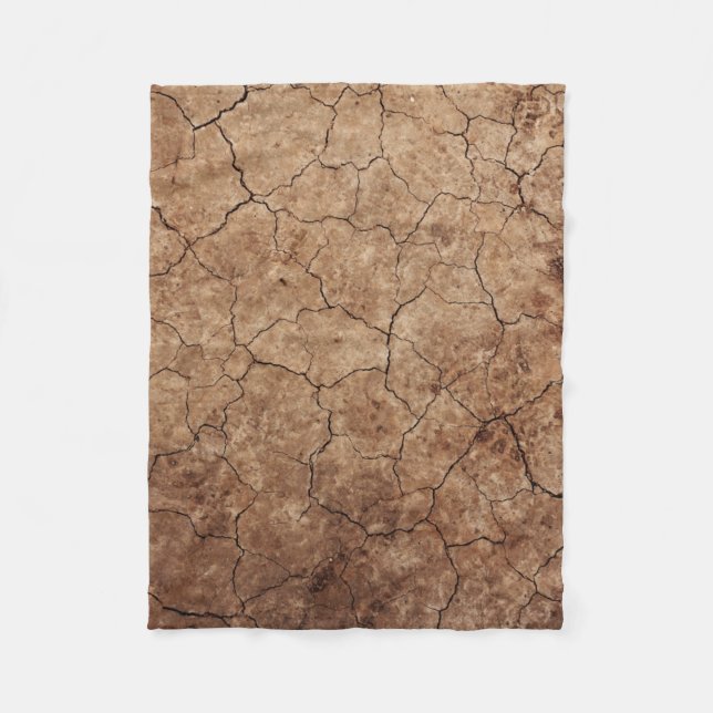 Torr jord fleecefilt (Framsidan)