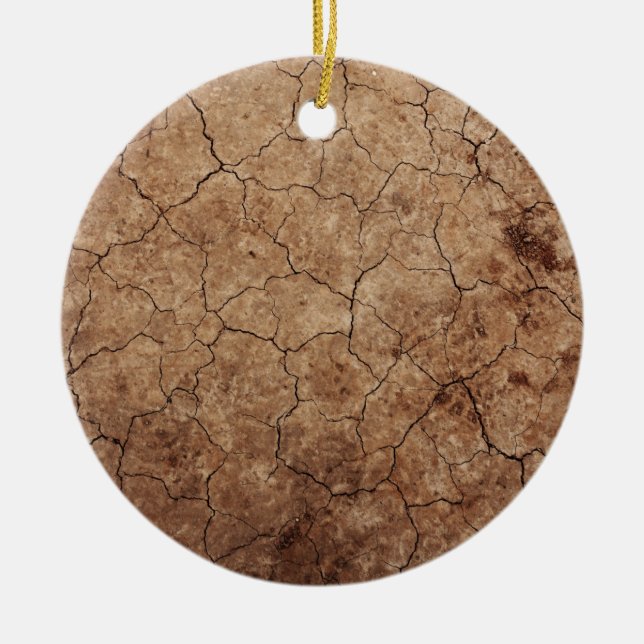 Torr jord julgransprydnad keramik (Framsidan)