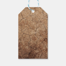 Torr jord presentetikett