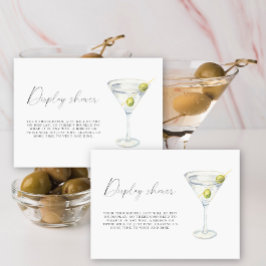Torr Martini Bröllopsdusch Display dusch Tilläggskort