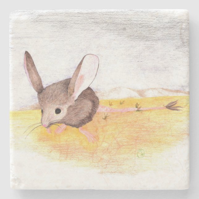 "Torr mus" Stenunderlägg (Framsidan)