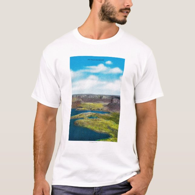 Torr nedgångdelstatspark, storslagen Coulee T-shirt (Framsida)