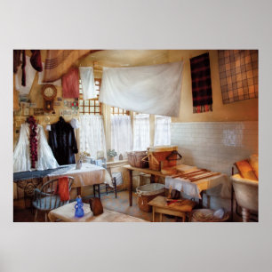 Torr rengörare - tvätt-rummet poster