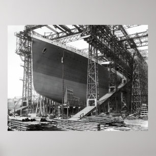 TORR SKEPPSDOCKA BELFAST - TITANIC 1911 POSTER