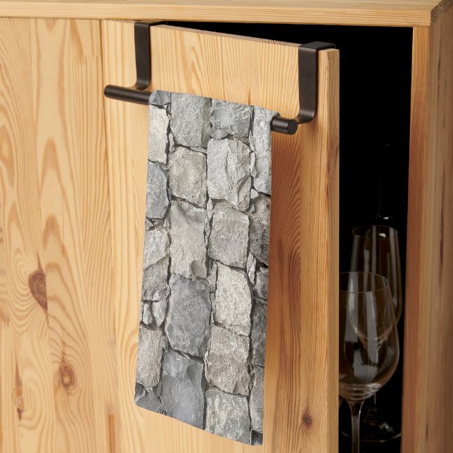 Torr Stenmur Särpräglad Kökshandduk (Thirds Fold)