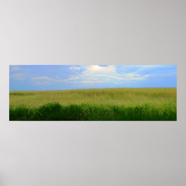 Torr storm Över Oklahoma Grasslands I (Färg Satur) Poster (Framsidan)