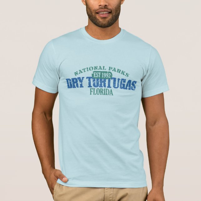 Torr Tortugas nationalpark Tee (Framsida)