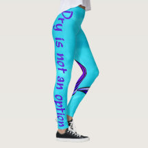 Torra är inte ett alternativ turkosa leggings