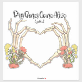 Torra boner Kom Alive Ezekiel Christian inspiratio Klistermärken