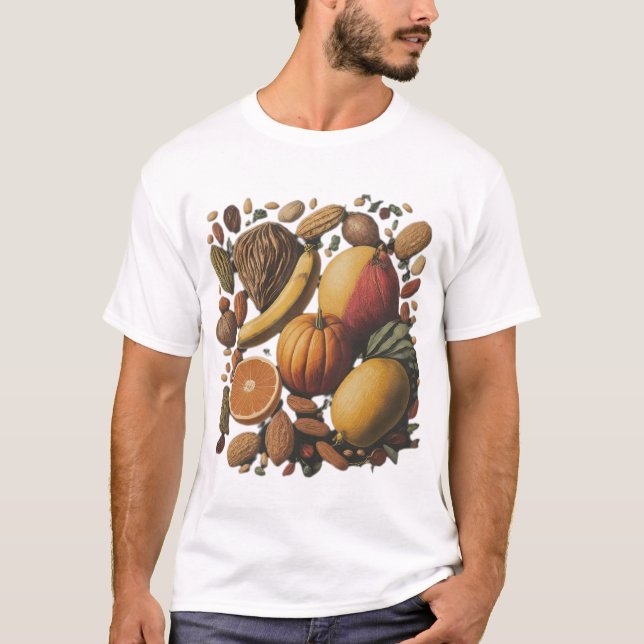 Torra frukter Kärlek - Mode-Stil T Shirt (Framsida)