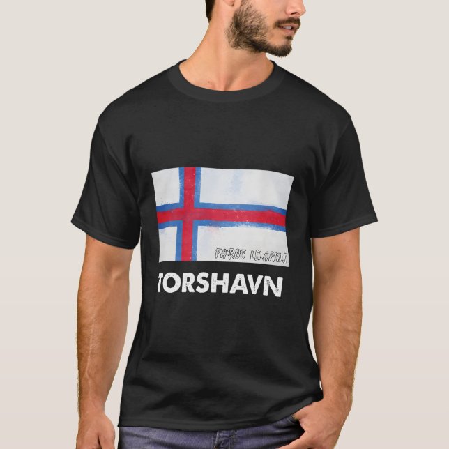 Torrakn Faroe-öarna T Shirt (Framsida)