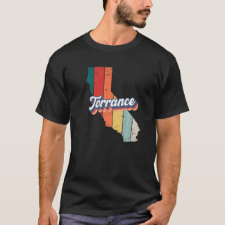 Torrance City Retro Vintage Hometown California Pr T Shirt