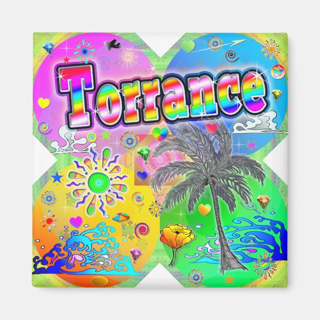 Torrance Quadro Seasons Magnet (Framsidan)