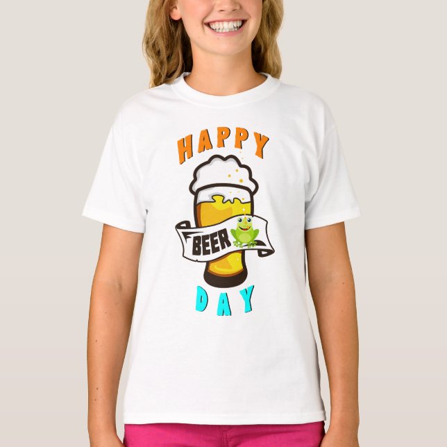 Torrdagen lycklig Internationell grodor den 4 augu T Shirt (Framsida)