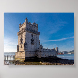 Torre de Belem i Lissabon Poster