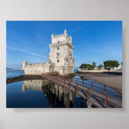 Torre de Belem i Lissabon Poster