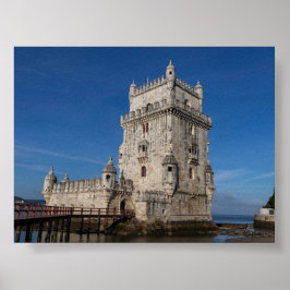 Torre de Belem i Lissabon Poster