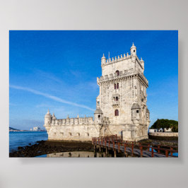 Torre de Belem i Lissabon Poster