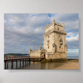Torre de Belem i Lissabon Poster