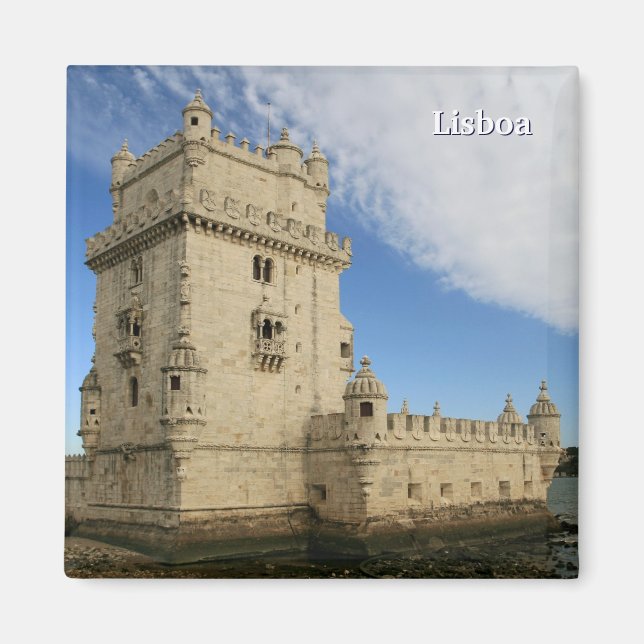 "Torre de Belem, Lisboa" magnet (Framsidan)