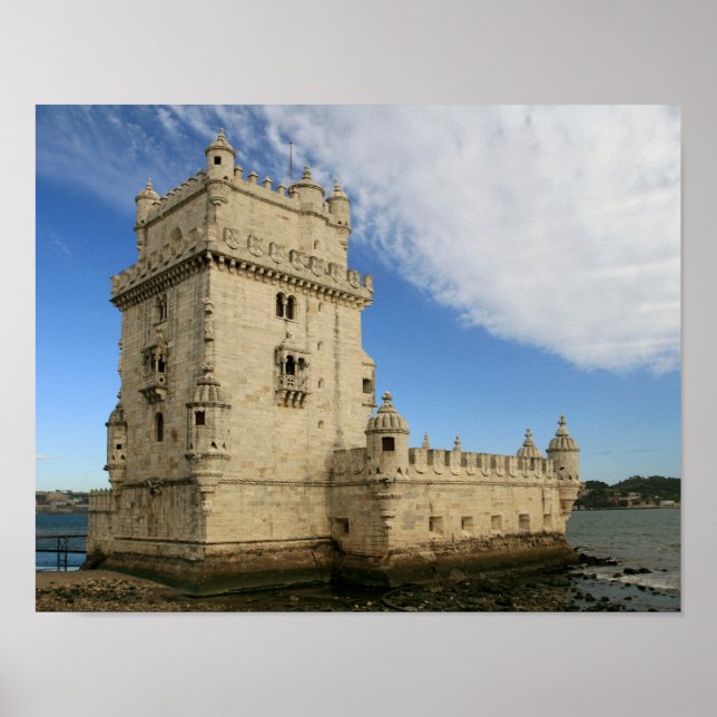 "Torre de Belem, Lisboa" poster (Framsidan)