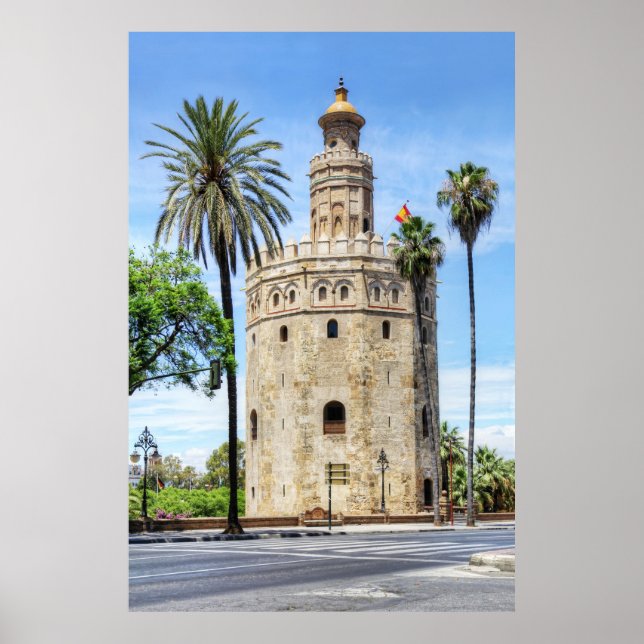 Torre del Oro i Sevilla Poster (Framsidan)