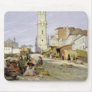 Torre DOS Clerigos, Oporto, Portugal, 1837 (olja Musmatta