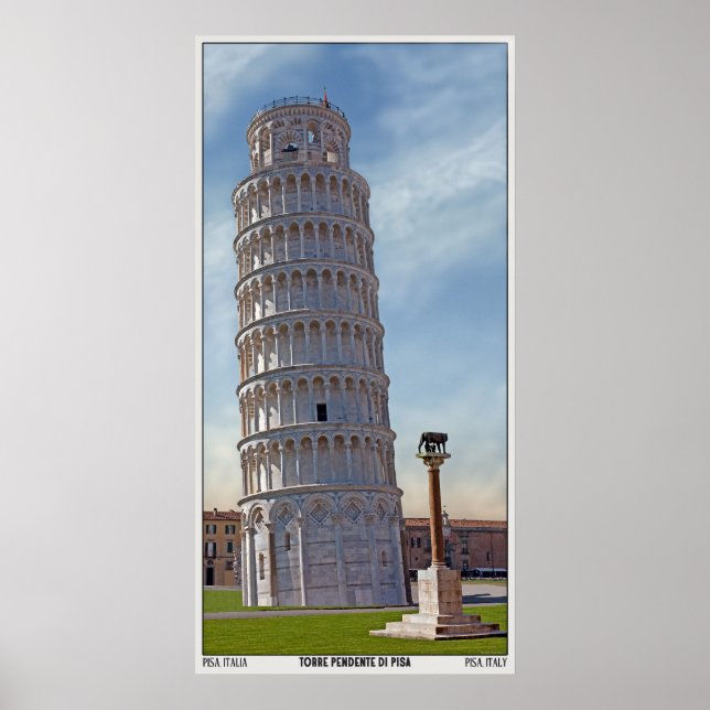 Torre Pendente di Pisa Poster (Framsidan)